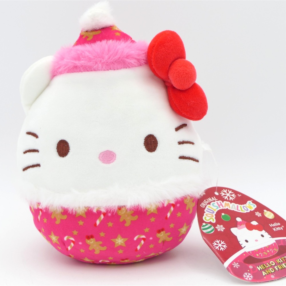 Original Squishmallows Hello Kitty And Friends Hello Kitty Holiday 5" Plush 2025